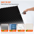 VEVOR Acoustic Foam Panels 4 Pack 48 x 24 x 2 in για τοίχο και οροφή στούντιο