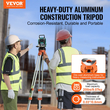 Βάση τριπόδου επιπέδου λέιζερ VEVOR 5/8"-11 νήματα 16,53-65,55 σε ρύθμιση ύψους