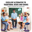 VEVOR Kids Wobble Chair Active Chair with Sponge Cushion για Ηλικίες 7-14 Μωβ