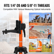 VEVOR Laser Level Tripod 1/4"-20 & 5/8"-11 Thread 40,94-133,85 in Height Adjust