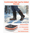 VEVOR Rubber Boots Ανδρικά Προστατευτικά Υποδήματα Steel Toe Work Μπότες βροχής Μέγεθος 10 US
