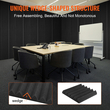 VEVOR Acoustic Foam Panels 24 Pack 12 x 12 x 2 σε κόλλα για οροφή τοίχου