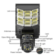Ηλιακή κάμερα ασφαλείας IP Dual με προβολέα LED - Solar Security Camera/LED - 4G - 300068