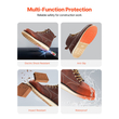 VEVOR Steel Toe Work Boots UK Size 10.5 Αδιάβροχο Moc for Men Αντιολισθητικό