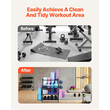 VEVOR Home Gym Workout Equipment Organizer Yoga Mat Storage Weight Rack Dumbbell