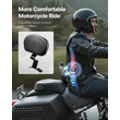 VEVOR Πλάτη Μοτοσικλέτας Sissy Bar για Harley-Davidson Touring 310mm