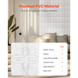 VEVOR 3D πάνελ τοίχου 33-συσκευασία 11,81x11,81&#039;&#039; PVC 32 τετραγωνικών μέτρων με κάλυψη Floral White