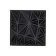 VEVOR 3D πάνελ τοίχου 33-συσκευασία 11,81x11,81&#039;&#039; PVC 32 τετραγωνικών ποδιών με κάλυψη Diamond Black