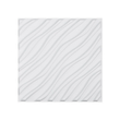 VEVOR 3D Πάνελ Τοίχου 12 Συσκευασίας 19,7x19,7&#039;&#039; PVC 32 τετραγωνικών μέτρων κάλυψης Wave ματ Λευκό