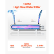 VEVOR 220V 12W UV καθαριστής νερού 1GPM Φίλτρο υπεριώδους καθαριστή νερού