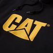 CAT Μπλούζα φούτερ με κουκούλα trademark μαύρη M W10646