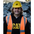 CAT Μπλούζα φούτερ με κουκούλα trademark μαύρη XL W10646