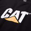 CAT Μπλουζάκι κοντομάνικο μαύρο tm logo L 1510305