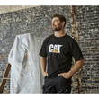 CAT Μπλουζάκι κοντομάνικο μαύρο tm logo L 1510305