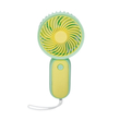 Επαναφορτιζόμενος ανεμιστήρας mini - HQ66-19 - 032186 - Yellow/Green