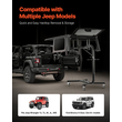 Ανυψωτικό σκαλοπάτι VEVOR για Jeep Wranglers YJ TJ JK JL & 4XE Ford Bronco