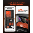 Θήκη VEVOR για gaming PC μεσαίου πύργου ATX, κουτί με 4 ανεμιστήρες ARGB 120 mm