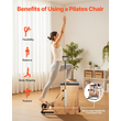Πολυθρόνα Pilates VEVOR με διπλά πεντάλ για σταθερότητα, λαβή για προπόνηση ολόκληρου του σώματος