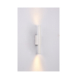 Inlight Επιτοίχιο φωτιστικό LED 2*5W 3000K σε λευκ΄ή απόχρωση απο αλουμίνιο D:30x6cm (43061-White)