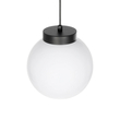 GLOBOSTAR® AGROS 61591 Κρεμαστό Φωτιστικό Οροφής Κήπου με Ντουί 1 x E27 AC 220-240V Αδιάβροχο IP65 - Λευκό & Μάυρο - Μ20 x Π20 x Υ22cm