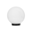 GLOBOSTAR® AGROS 61594 Φωτιστικό Κήπου με Ντουί 1 x E27 AC 220-240V Αδιάβροχο IP65 - Λευκό & Μάυρο - Μ20 x Π20 x Υ22cm
