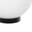 GLOBOSTAR® AGROS 61594 Φωτιστικό Κήπου με Ντουί 1 x E27 AC 220-240V Αδιάβροχο IP65 - Λευκό & Μάυρο - Μ20 x Π20 x Υ22cm