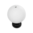 GLOBOSTAR® AGROS 61595 Φωτιστικό Κολωνάκι Κήπου με Ντουί 1 x E27 AC 220-240V Αδιάβροχο IP65 - Λευκό & Μάυρο - Μ20 x Π20 x Υ30cm