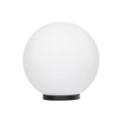 GLOBOSTAR® AGROS 61710 Φωτιστικό Κήπου με Ντουί 1 x E27 AC 220-240V Αδιάβροχο IP65 - Λευκό & Μάυρο - Μ30 x Π30 x Υ32cm