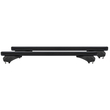 ΜΠΑΡΕΣ ΑΛΟΥΜΙΝΙΟΥ SONIC BLACK 120cm ΣΕ ΜΑΥΡΟ ΧΡΩΜΑ ΓΙΑ ΟΡΟΦΗ ΜΕ FLUSH ΚΑΙ RAISED RAILS MENABO - 2 ΤΕΜ.
