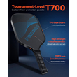 Ρακέτα Pickleball με οπές από ανθρακονήματα VEVOR Pro για ενήλικες, μπλε