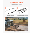 Σβάρνα VEVOR Drag Harrow 84" Πλάτος ρυμούλκησης πίσω από σβάρνα Drag Harrow, χαλύβδινη, ισοπεδωτική μηχανή χαλικιού ATV UTV
