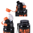 Φορητό παγούρι πλαστικό - 800ml - 722412 - Black