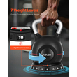 Ρυθμιζόμενο Kettlebell VEVOR με 7 επίπεδα βάρους 1,5/3/4,5/6/7,5/9/10 kg