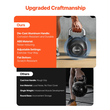 Ρυθμιζόμενο Kettlebell VEVOR με 7 επίπεδα βάρους 2/5/8/11/14/17/20 kg (Μαύρο)
