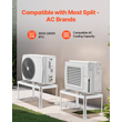 Βάση εδάφους VEVOR Mini Split, ρυθμιζόμενη για φορτίο 9000-24000 BTU 200kg