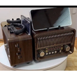 Επαναφορτιζόμενο ραδιόφωνο Retro με ηλιακό πάνελ - MD-1232BTS - 020115 - Gold