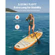 Φουσκωτή σανίδα surf VEVOR Stand Up, σανίδα surf 3,53μ με αξεσουάρ κουπιού
