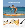 Φουσκωτή σανίδα surf VEVOR Stand Up, σανίδα surf 3,53μ με αξεσουάρ κουπιού