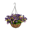 GloboStar® Artificial Garden GERBERA HANGING PLANT 20637 Τεχνητό Κρεμαστό Διακοσμητικό Φυτό Ζέρμπερας Μ40 x Π40 x Y46cm