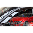 ΑΝΕΜΟΘΡΑΥΣΤΕΣ ΓΙΑ ALFA ROMEO JUNIOR 5D 2024+ SET ΑΠΟ ΕΥΚΑΜΠΤΟ ΦΙΜΕ ΠΛΑΣΤΙΚΟ HEKO - 4 ΤΕΜ.
