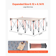 Φορητή πτυσσόμενη βάση εργασίας VEVOR 1865 x 1261 mm Πτυσσόμενη βάση εργασίας 2041 kg