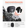 VEVOR Πλάτη Μοτοσικλέτας Sissy Bar με Σχάρα Αποσκευών Harley-Davidson Touring