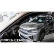 ΑΝΕΜΟΘΡΑΥΣΤΕΣ ΓΙΑ CITROEN C3 IV 5D 2024+ / E-C3 IV 5D 2024+ ΣΕΤ ΑΥΤΟΚΙΝΗΤΟΥ ΑΠΟ ΕΥΚΑΜΠΤΟ ΦΙΜΕ ΠΛΑΣΤΙΚΟ HEKO - 4 ΤΕΜ.