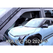 ΑΝΕΜΟΘΡΑΥΣΤΕΣ ΓΙΑ KIA EV3 5D 2024+ ΣΕΤ ΑΥΤΟΚΙΝΗΤΟΥ ΑΠΟ ΕΥΚΑΜΠΤΟ ΦΙΜΕ ΠΛΑΣΤΙΚΟ HEKO - 4 ΤΕΜ