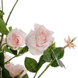 GloboStar® Artificial Garden LIGHT PINK ROSES 21071 Τεχνητό Διακοσμητικό Δέντρο Τριανταφυλλιά Μ50 x Π50 x Υ90cm