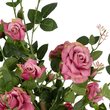 GloboStar® Artificial Garden PINK ROSES 21072 Τεχνητό Διακοσμητικό Δέντρο Τριανταφυλλιά Μ50 x Π50 x Υ90cm