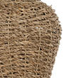 GloboStar® Artificial Garden TEXAS 21238 Διακοσμητικό Πλεκτό Καλάθι - Κασπώ Γλάστρα - Flower Pot Μπεζ Μ20 x Π20 x Υ43cm