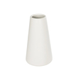 GloboStar® Artificial Garden CONSOLI 21287 Διακοσμητικό Κεραμικό Βάζο Μπεζ Μ14 x Π14 x Υ25cm