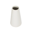 GloboStar® Artificial Garden CONSOLI 21287 Διακοσμητικό Κεραμικό Βάζο Μπεζ Μ14 x Π14 x Υ25cm