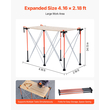 Φορητή πτυσσόμενη βάση εργασίας VEVOR 1267 x 665 mm Πτυσσόμενη βάση εργασίας 1135 kg